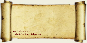 Natalija Perunović vizit kartica